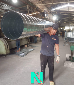Ống gió tròn xoắn D400 D500 D600